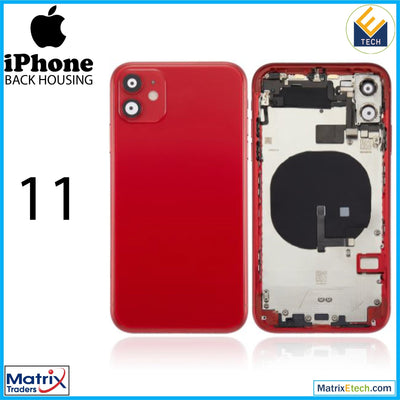 iPhone 11 Back Housing W Small Components Pre - Installed (Aftermarket Plus) - Matrix Traders