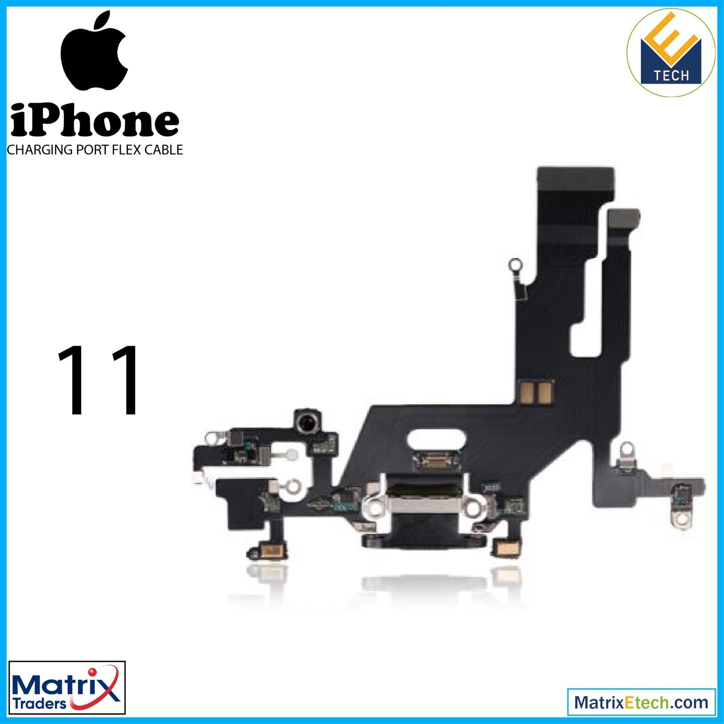 iPhone 11 Charging Port Flex Cable (Aftermarket Plus) - Matrix Traders