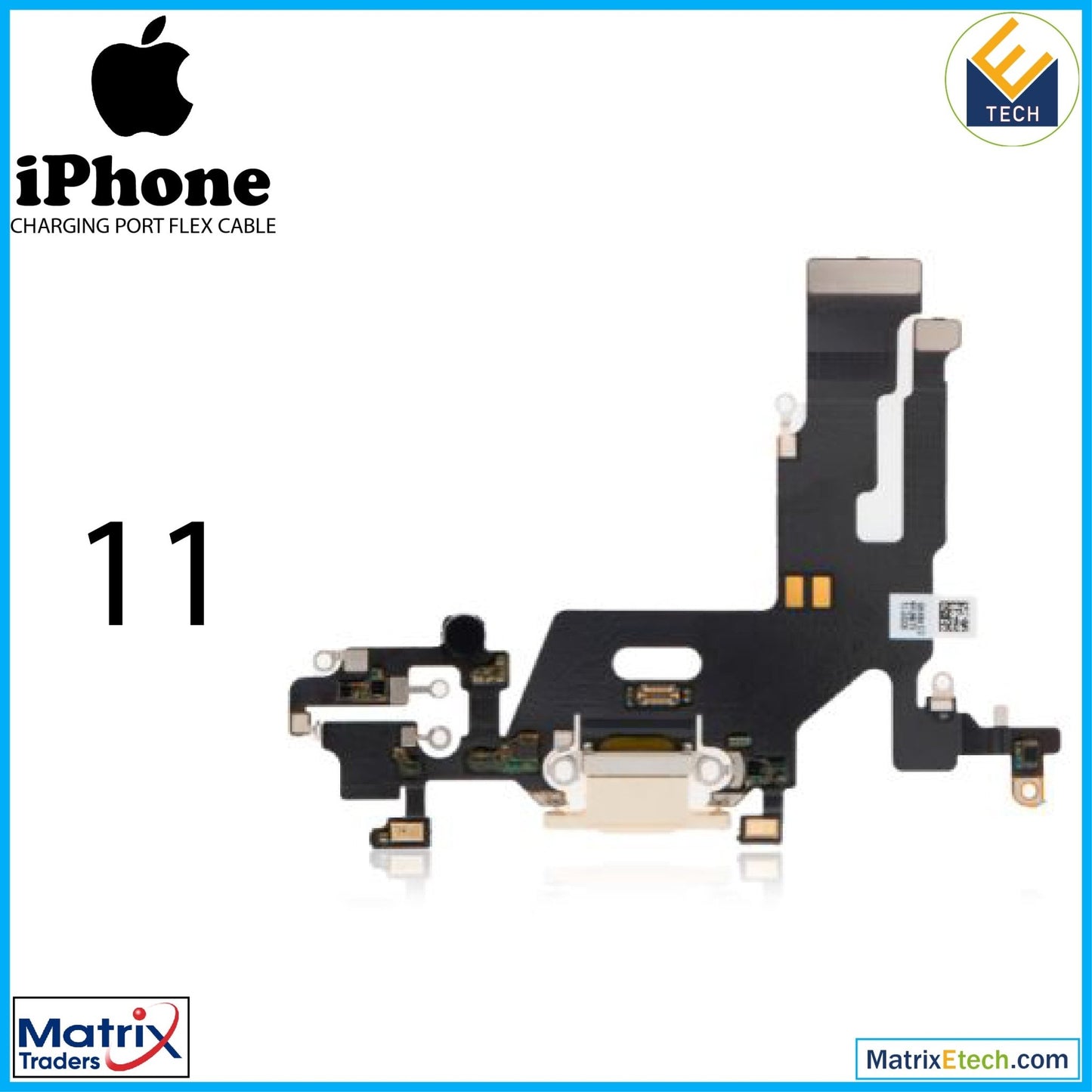 iPhone 11 Charging Port Flex Cable (Aftermarket Plus) - Matrix Traders