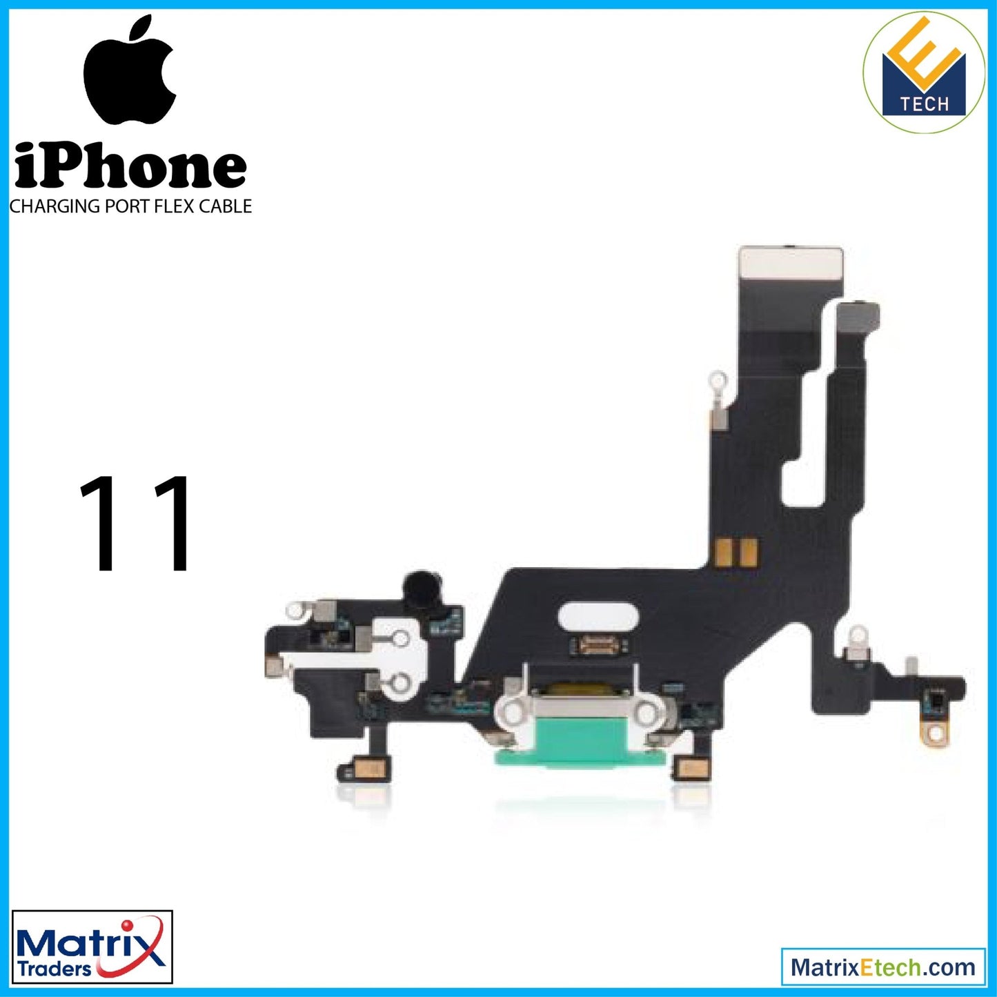 iPhone 11 Charging Port Flex Cable (Aftermarket Plus) - Matrix Traders