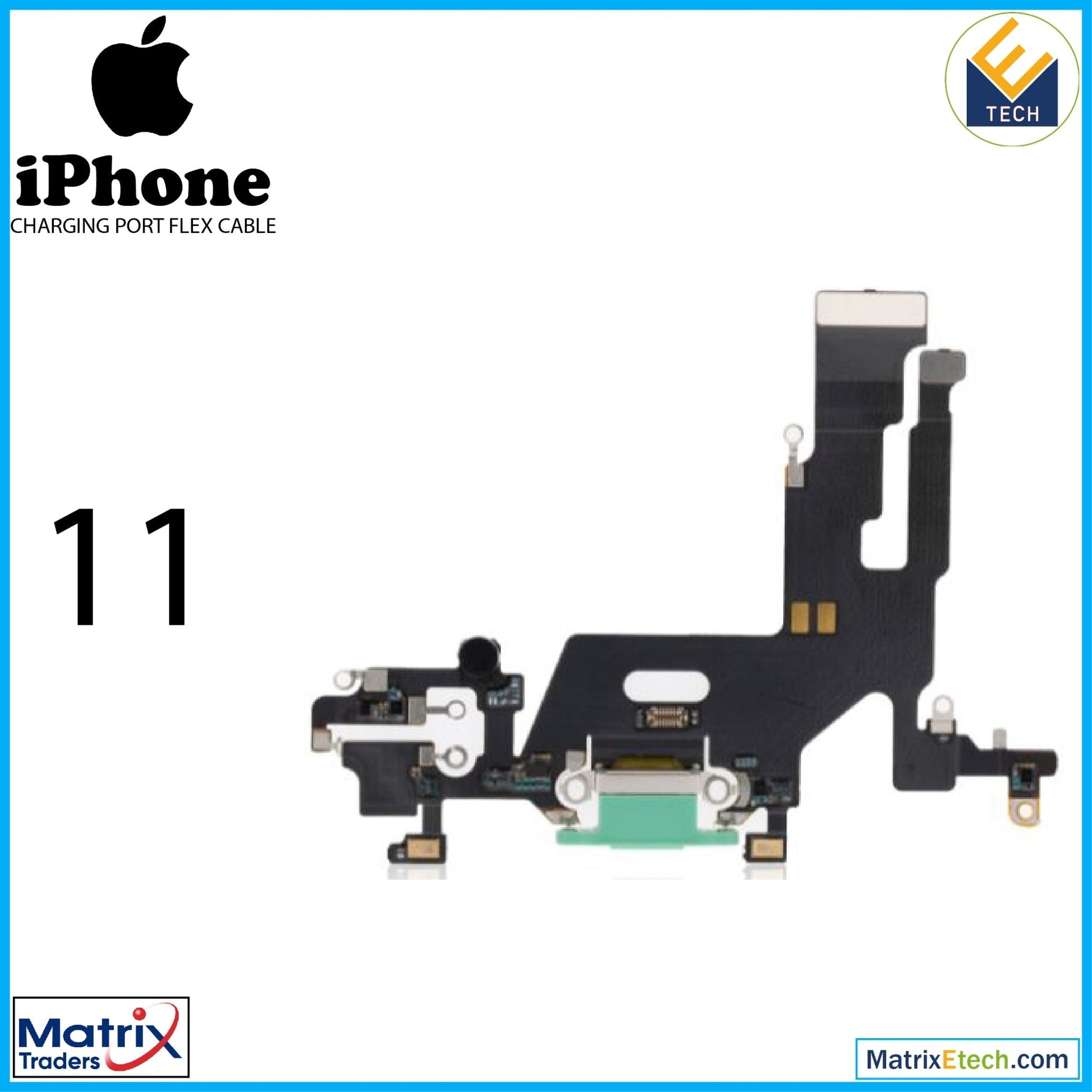 iPhone 11 Charging Port Flex Cable (Premium) - Matrix Traders