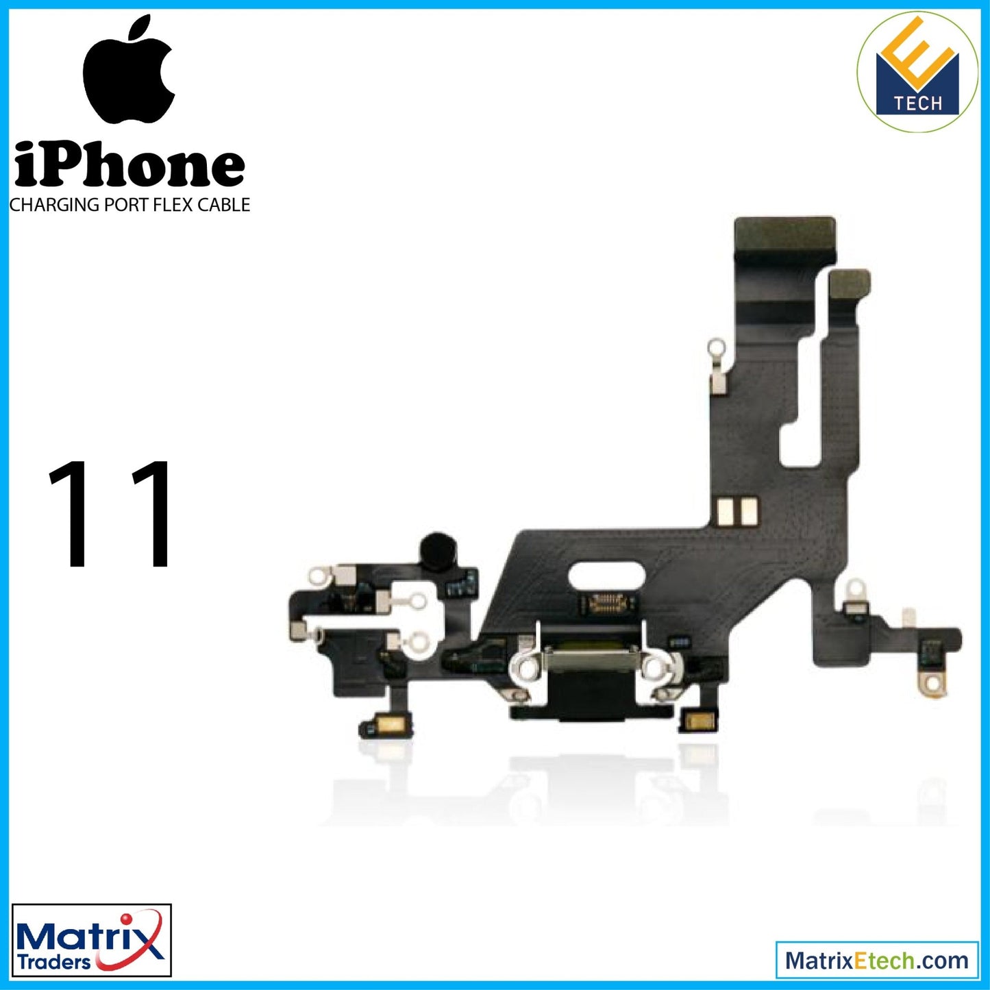 iPhone 11 Charging Port Flex Cable (Premium) - Matrix Traders