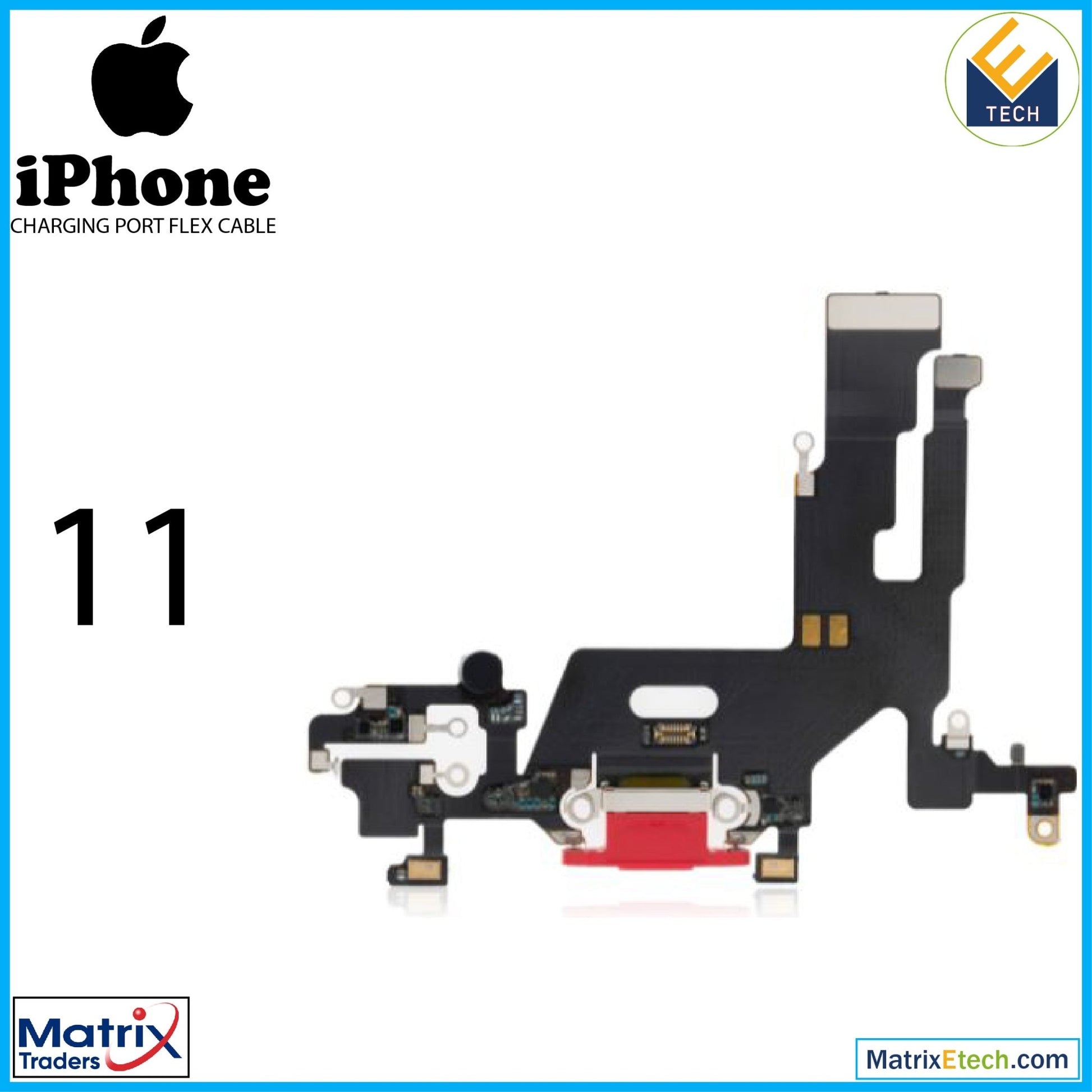 iPhone 11 Charging Port Flex Cable (Premium) - Matrix Traders