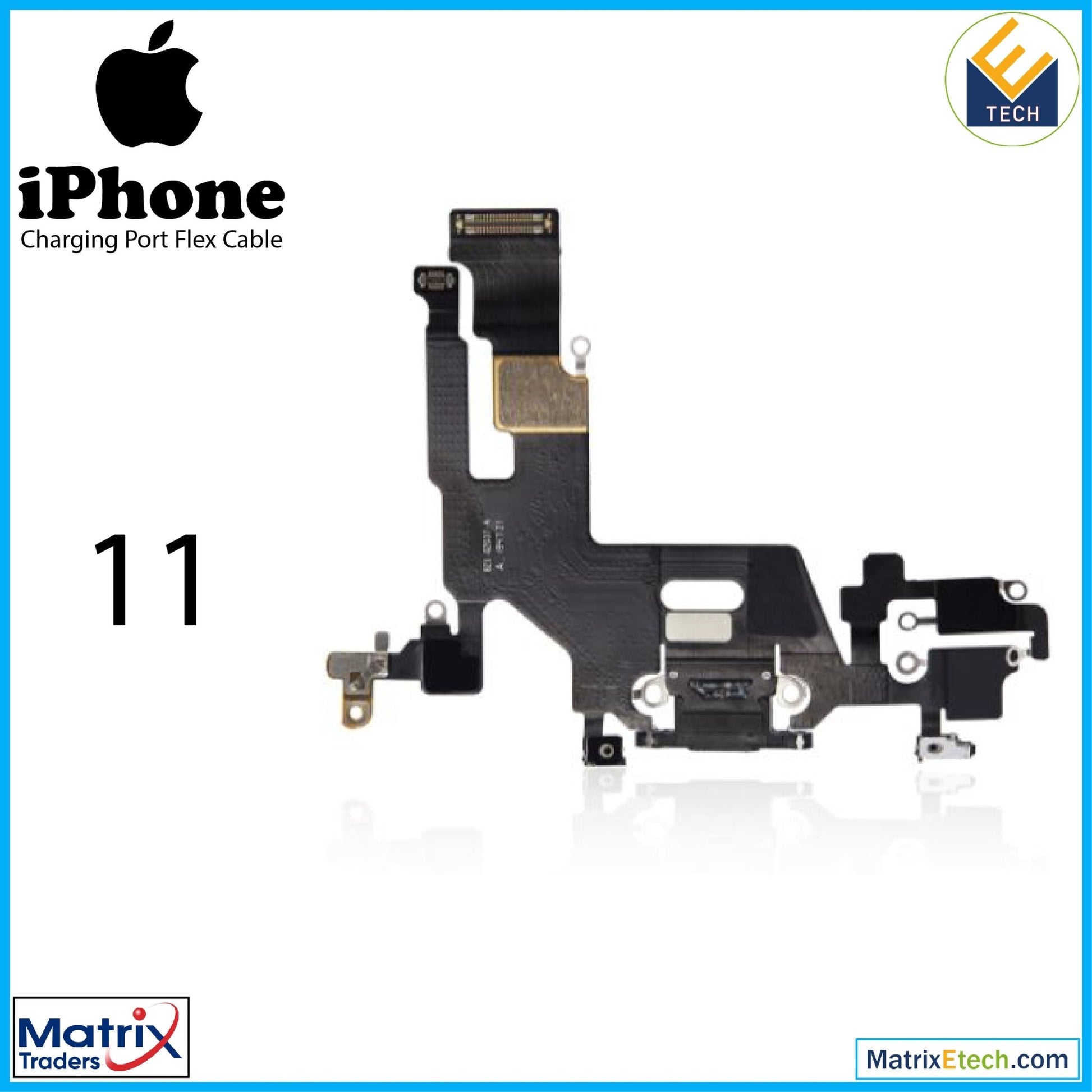 iPhone 11 Charging Port Flex Cable (Pull) - Matrix Traders