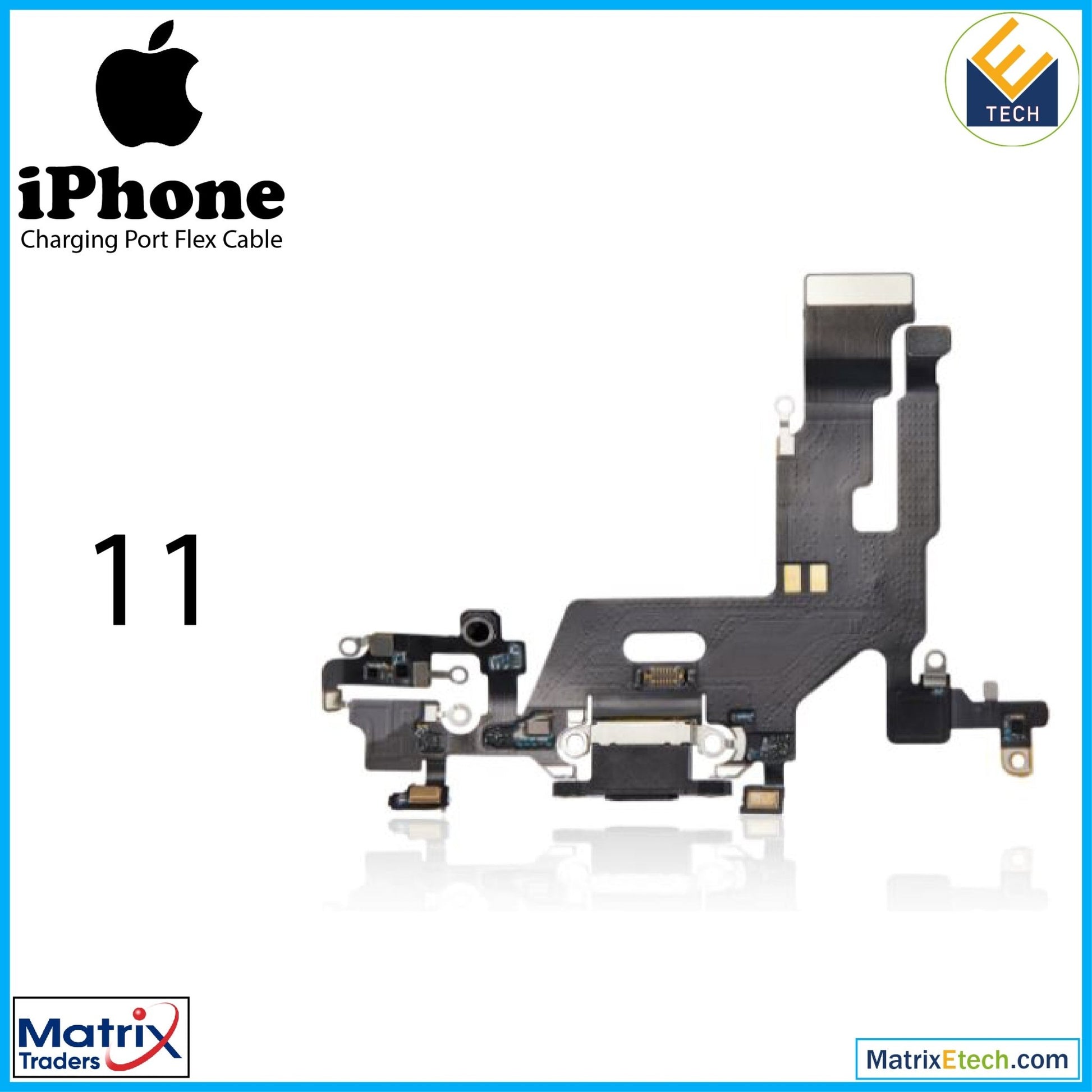 iPhone 11 Charging Port Flex Cable (Pull) - Matrix Traders