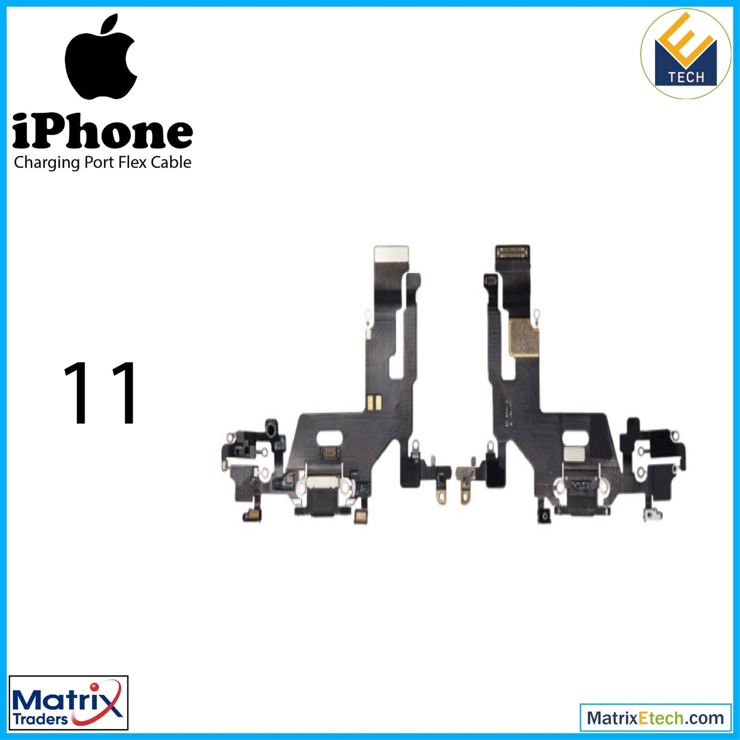 iPhone 11 Charging Port Flex Cable (Pull) - Matrix Traders