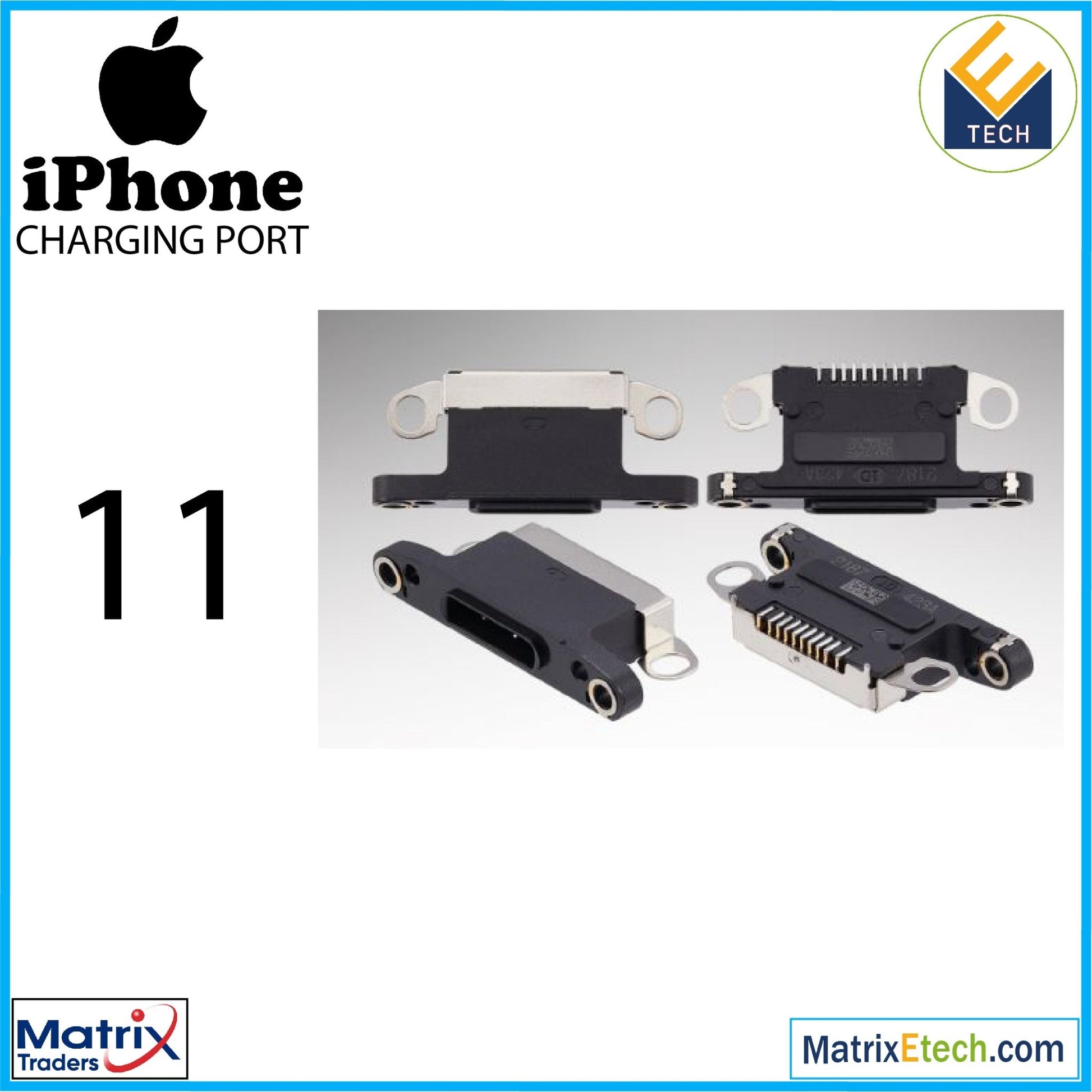 iPhone 11 Charging Port Only (10 Pack) - Matrix Traders