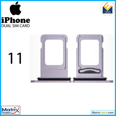 iPhone 11 Dual Sim Card Tray (Normal) - Matrix Traders