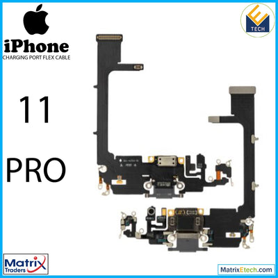 iPhone 11 Pro Charging Port Flex Cable With Board (Aftermarket Plus) - Matrix Traders