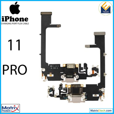 iPhone 11 Pro Charging Port Flex Cable With Board (Aftermarket Plus) - Matrix Traders