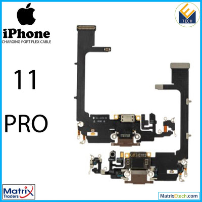 iPhone 11 Pro Charging Port Flex Cable With Board (Aftermarket Plus) - Matrix Traders