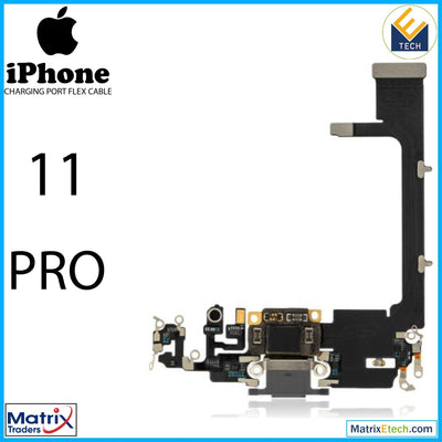 iPhone 11 Pro Charging Port Flex Cable With Board (Aftermarket Plus) - Matrix Traders