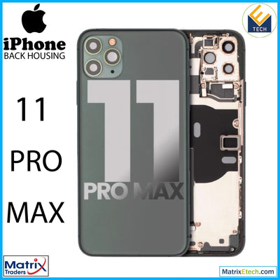 iPhone 11 Pro Max Back Housing W Small (Pull Grade B) - Matrix Traders