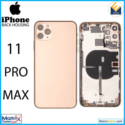 iPhone 11 Pro Max Back Housing W Small (Pull Grade B) - Matrix Traders