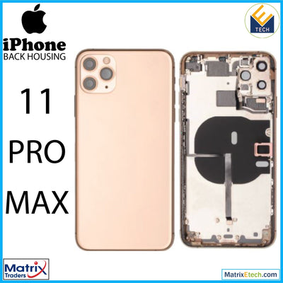 iPhone 11 Pro Max Back Housing W Small (Pull Grade C) - Matrix Traders