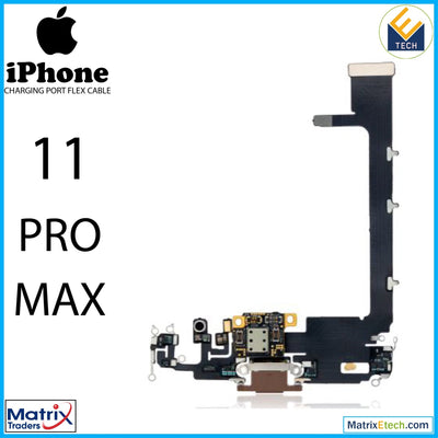 iPhone 11 Pro Max Charging Port Flex Cable With Board (Aftermarket Plus) - Matrix Traders