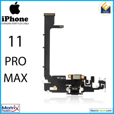 iPhone 11 Pro Max Charging Port Flex Cable With Board (Aftermarket Plus) - Matrix Traders