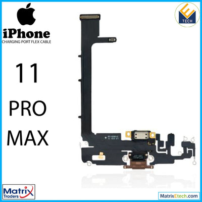 iPhone 11 Pro Max Charging Port Flex Cable With Board (Aftermarket Plus) - Matrix Traders