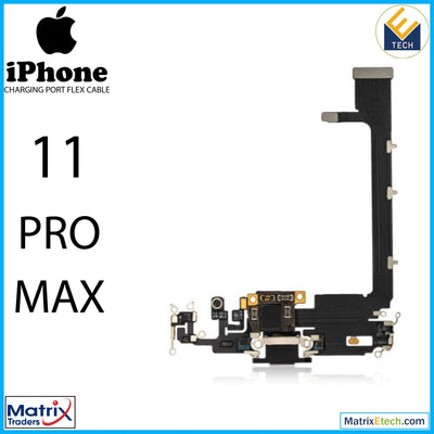 iPhone 11 Pro Max Charging Port Flex Cable With Board (Aftermarket Plus) - Matrix Traders