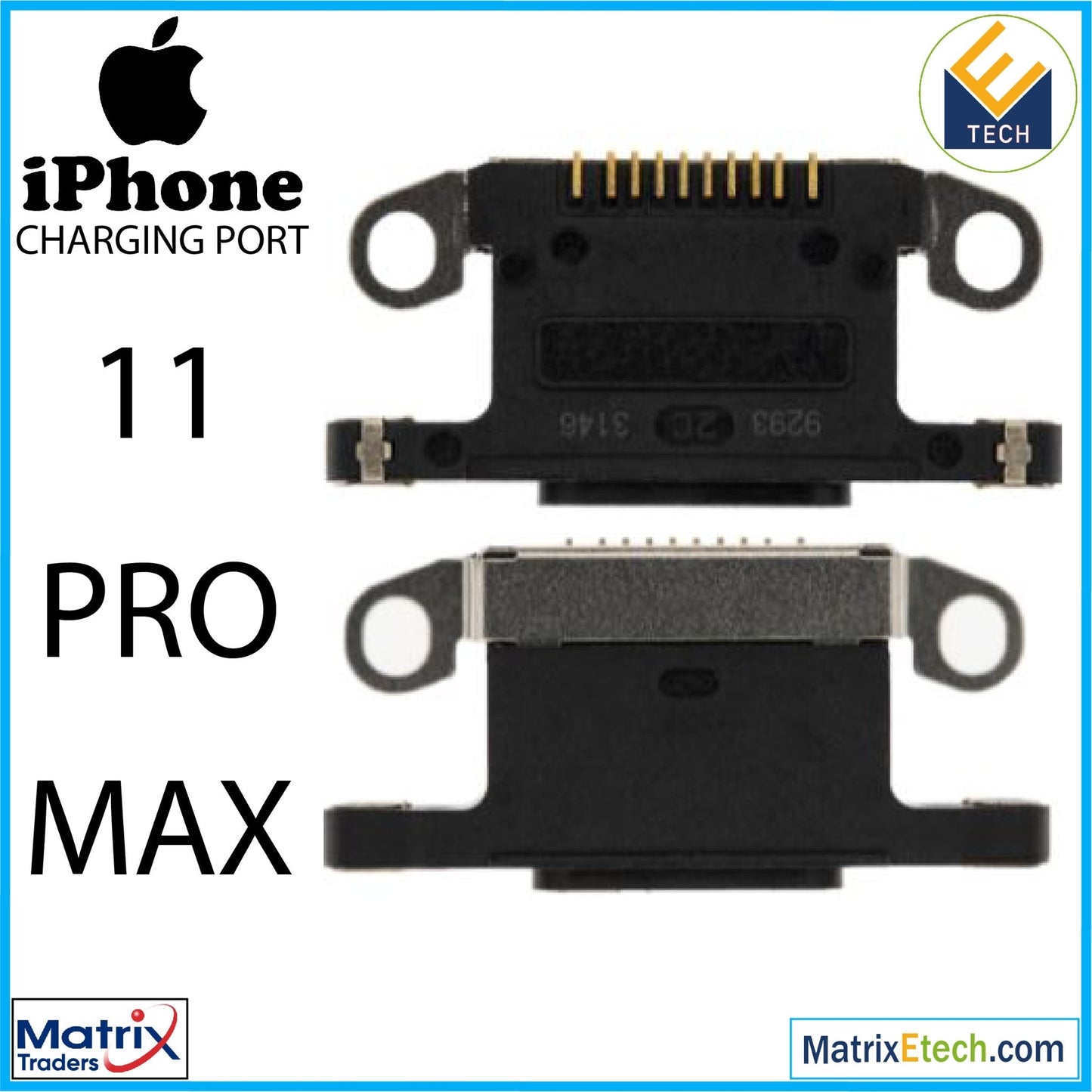 iPhone 11 Pro Max Charging Port Only (10 Pack) - Matrix Traders