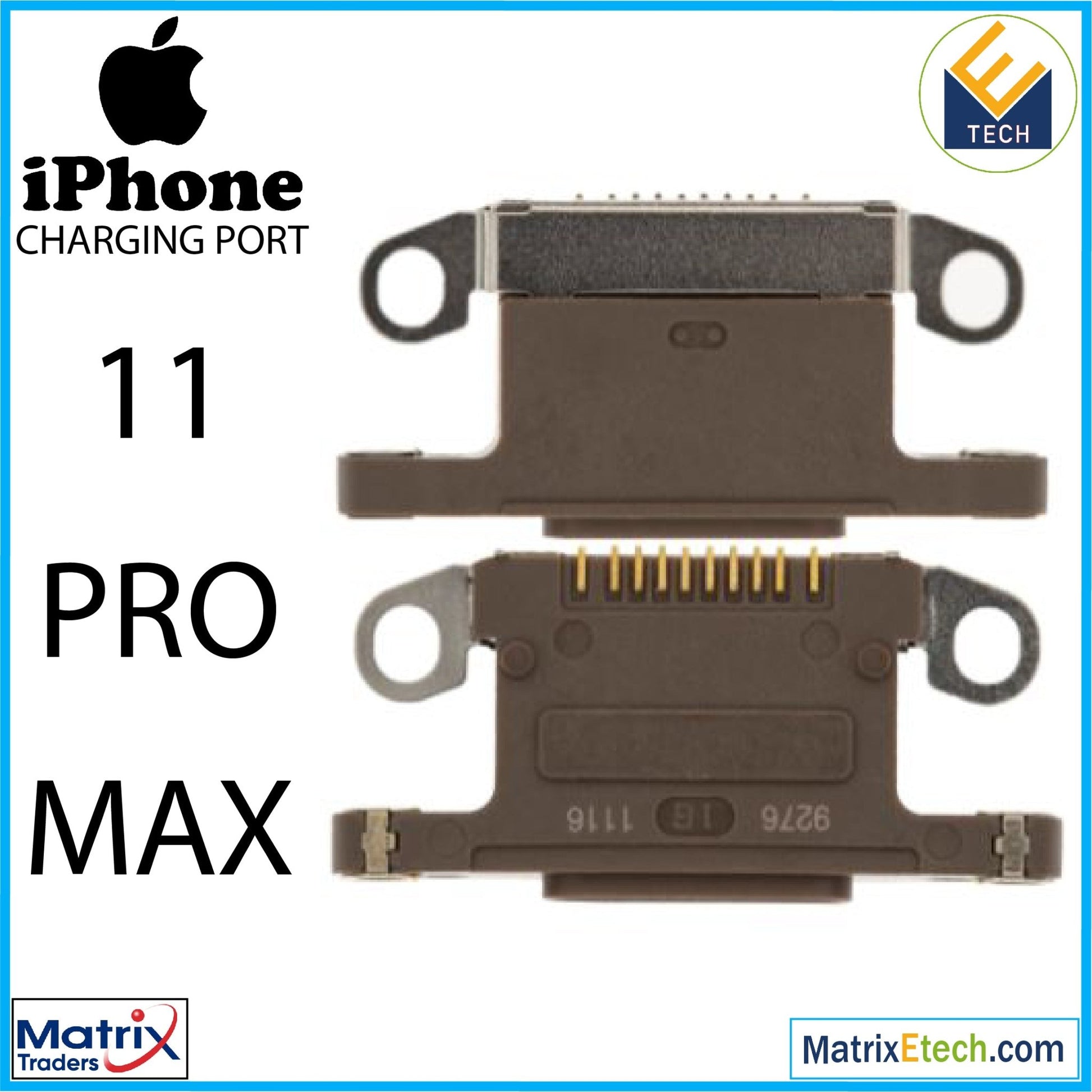 iPhone 11 Pro Max Charging Port Only (10 Pack) - Matrix Traders