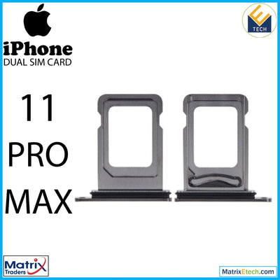 iPhone 11 Pro Max Dual Sim Card Tray (Normal) - Matrix Traders