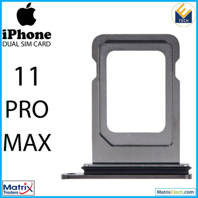 iPhone 11 Pro Max Dual Sim Card Tray (Normal) - Matrix Traders