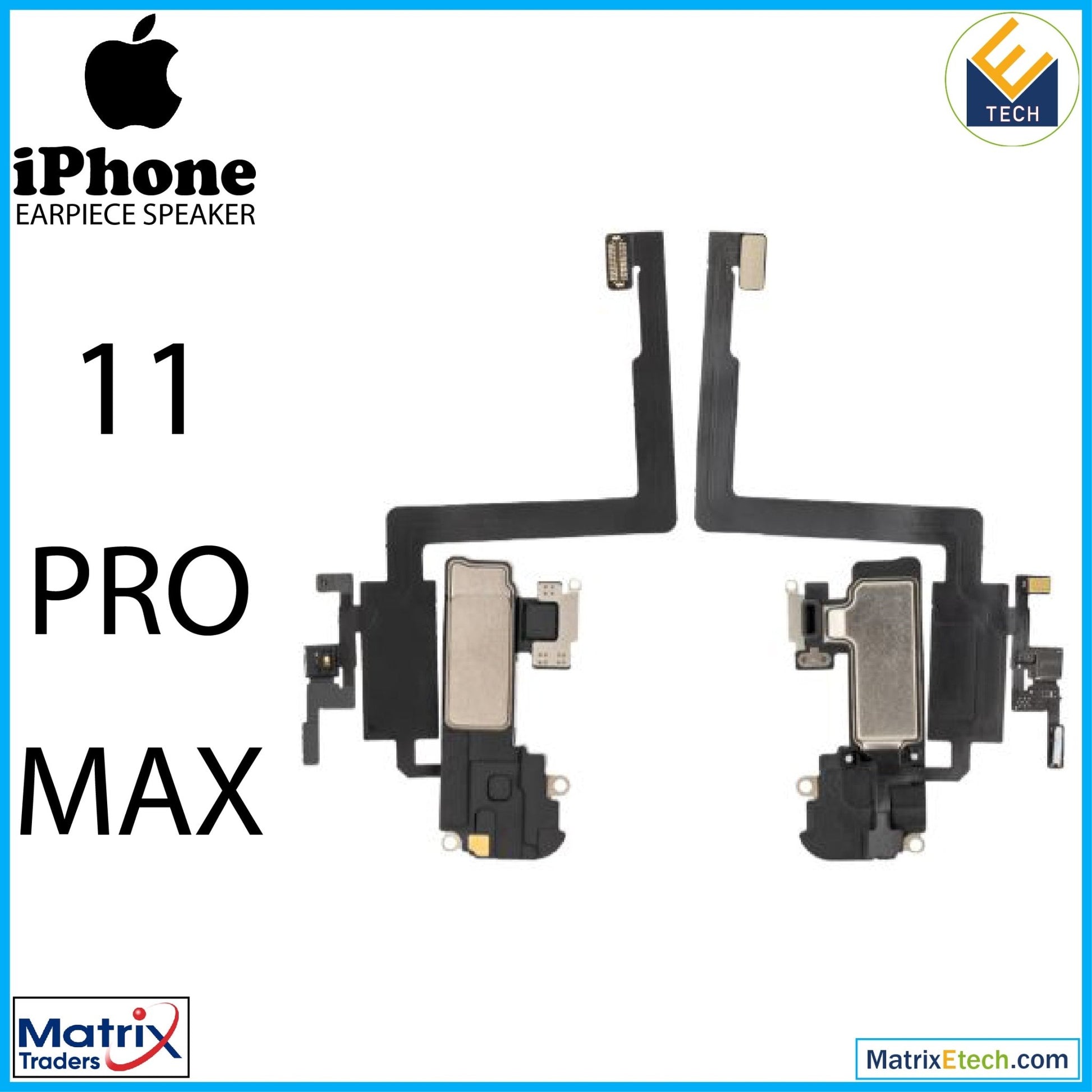 iPhone 11 Pro Max Earpiece Speaker With Proximity Sensor Cable (Aftermarket) - Matrix Traders