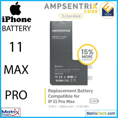 IPhone 11 Pro Max Replacement Battery (Core Extended) - Matrix Traders