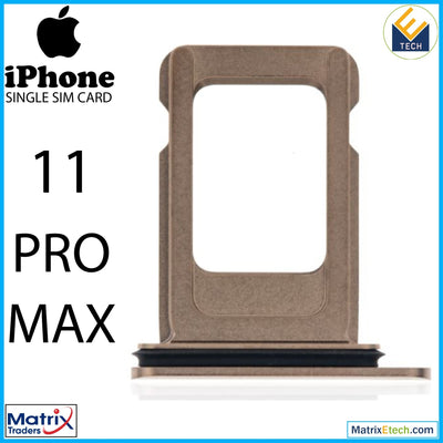 iPhone 11 Pro Max Single Sim Card Tray (Normal) - Matrix Traders