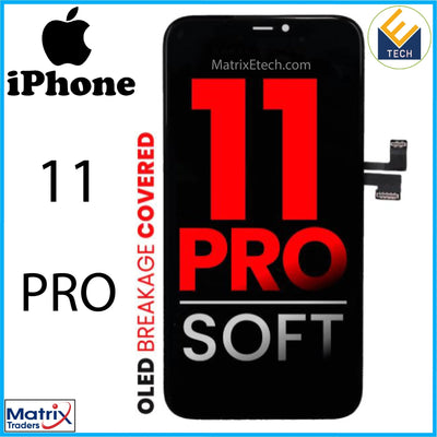 iPhone 11 Pro OLED Assembly (Aftermarket Pro: XO7 Soft). - Matrix Traders