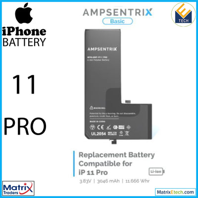 iPhone 11 Pro Replacement Battery - Matrix Traders