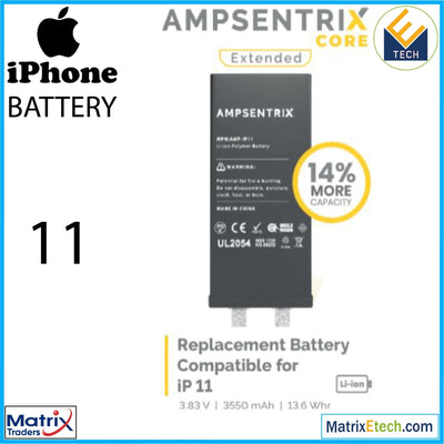 IPhone 11 Replacement Battery (Core Extended) - Matrix Traders