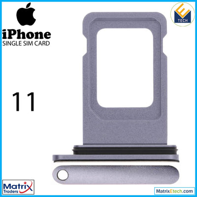 iPhone 11 Single Sim Card Tray (Normal) - Matrix Traders