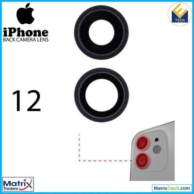 iPhone 12 Back Camera Lens With Bracket & Bezel - Matrix Traders