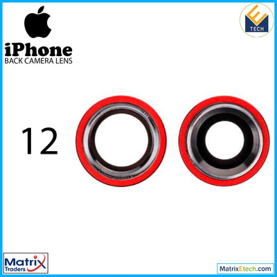 iPhone 12 Back Camera Lens With Bracket & Bezel - Matrix Traders