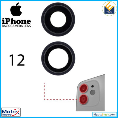 iPhone 12 Back Camera Lens With Bracket & Bezel - Matrix Traders