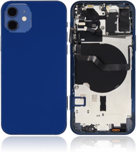 iPhone 12 Back Housing W Small Components Pre - Installed (Aftermarket Plus) (International Version) - Matrix Traders