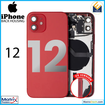 iPhone 12 Back Housing W Small (US Version) - Matrix Traders