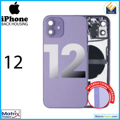 iPhone 12 Back Housing W Small (US Version) - Matrix Traders