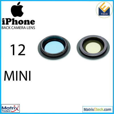 iPhone 12 Mini Back Camera Lens With Bracket & Bezel (10 Pack) - Matrix Traders