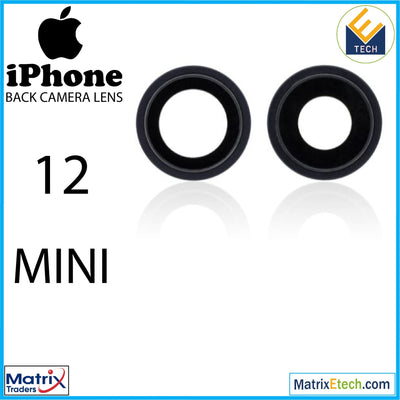 iPhone 12 Mini Back Camera Lens With Bracket & Bezel (10 Pack) - Matrix Traders