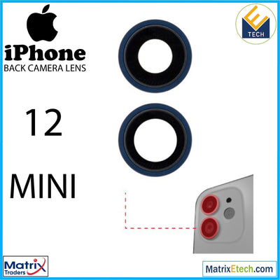 iPhone 12 Mini Back Camera Lens With Bracket & Bezel - Matrix Traders