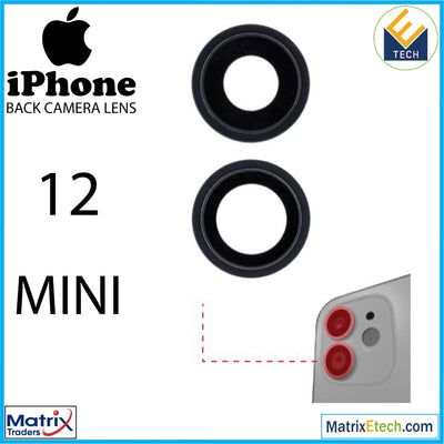 iPhone 12 Mini Back Camera Lens With Bracket & Bezel - Matrix Traders