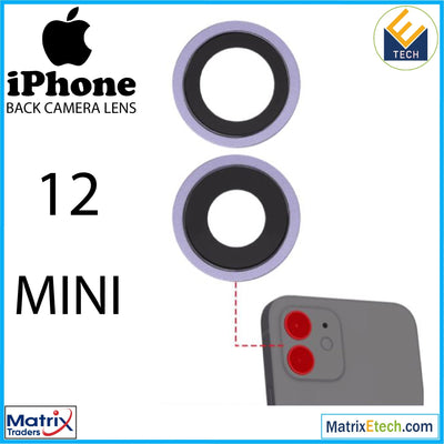 iPhone 12 Mini Back Camera Lens With Bracket & Bezel - Matrix Traders