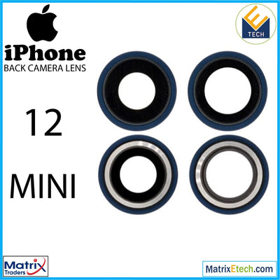 iPhone 12 Mini Back Camera Lens With Bracket & Bezel - Matrix Traders