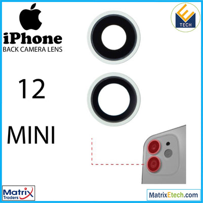 iPhone 12 Mini Back Camera Lens With Bracket & Bezel - Matrix Traders