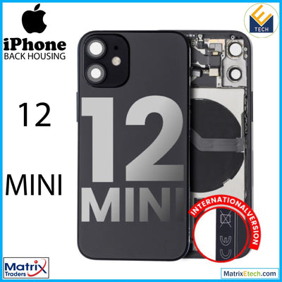 iPhone 12 Mini Back Housing W Small Components (International Version) - Matrix Traders