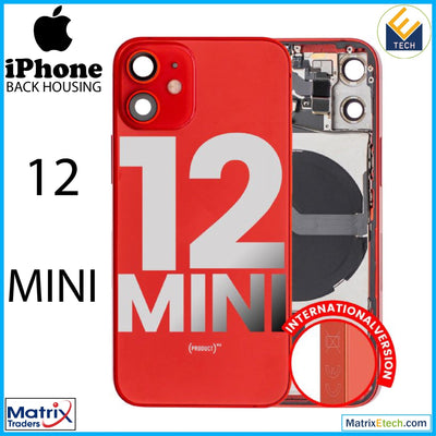 iPhone 12 Mini Back Housing W Small (International Version) - Matrix Traders