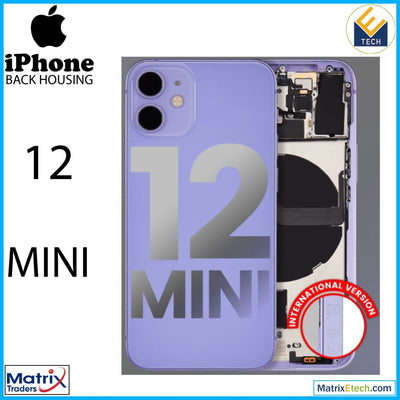 iPhone 12 Mini Back Housing W Small (International Version) - Matrix Traders